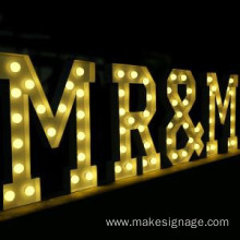 LED Marquee Letter Lights